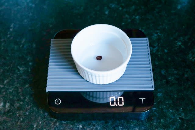 <p>Serious Eats / Jesse Raub</p> While all of the scales struggled to note the weight of a single coffee bean, we don't really think this would be a common usage.