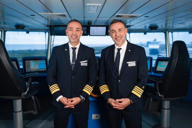 Dimitrios and Tasos Kafetzis have been sailing with Celebrity Cruises for decades.