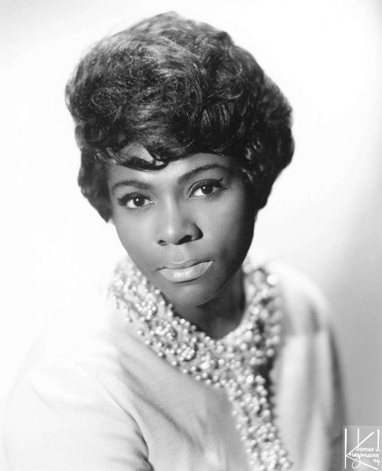 UNSPECIFIED - JANUARY 01:  Photo of Dee Dee WARWICK; Posed studio portrait of Dee Dee Warwick  (Photo by Gilles Petard/Redferns)