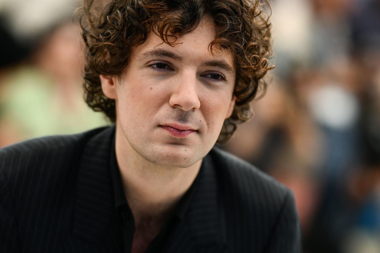 French actor Vincent Lacoste poses during a photocall for the animated film 