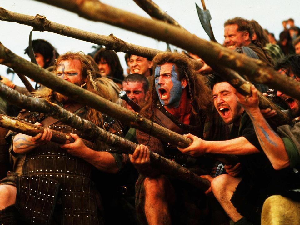 Regardless of how accurate Braveheart was as history, it played into ongoing debates about devolution and Scottish independence (Rex Features)