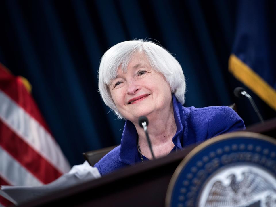 Secretary of the treasury Janet Yellen.