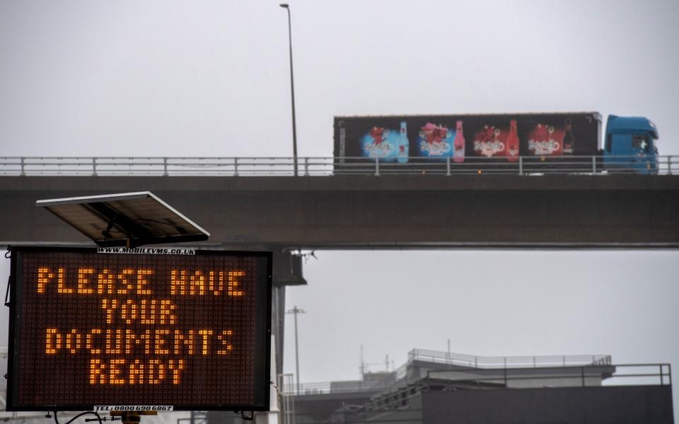 Lorry in Dover