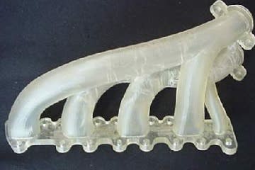 <b>An engine manifold created at PT CAM.</b> HowStuffWorks.com