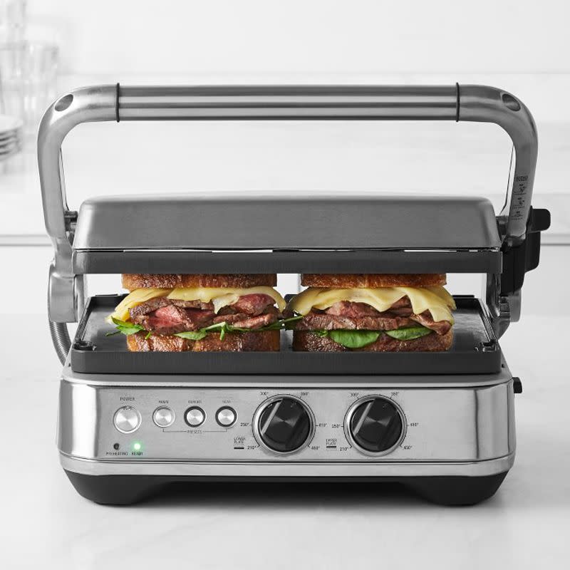 <p><a href="https://go.redirectingat.com?id=74968X1596630&url=https%3A%2F%2Fwww.williams-sonoma.com%2Fproducts%2Fbreville-sear-and-press-grill&sref=https%3A%2F%2Fwww.popularmechanics.com%2Fhome%2Ffood-drink%2Fg37178017%2Fbest-indoor-grills%2F" rel="nofollow noopener" target="_blank" data-ylk="slk:Shop Now;elm:context_link;itc:0;sec:content-canvas" class="link ">Shop Now</a></p><p>Sear & Press Grill</p><p>$179.95</p><p>williams-sonoma.com</p>