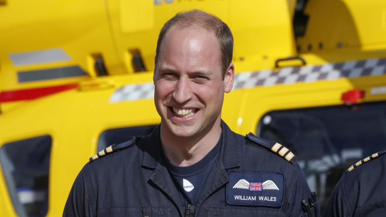 Prince William at Marshall AirportPrince William final shift with East Anglian Air Ambulance, Cambridge, UK - 27 Jul 2017Prince William starts his final shift with the East Anglian Air Ambulance based out of Marshall Airport near Cambridge.