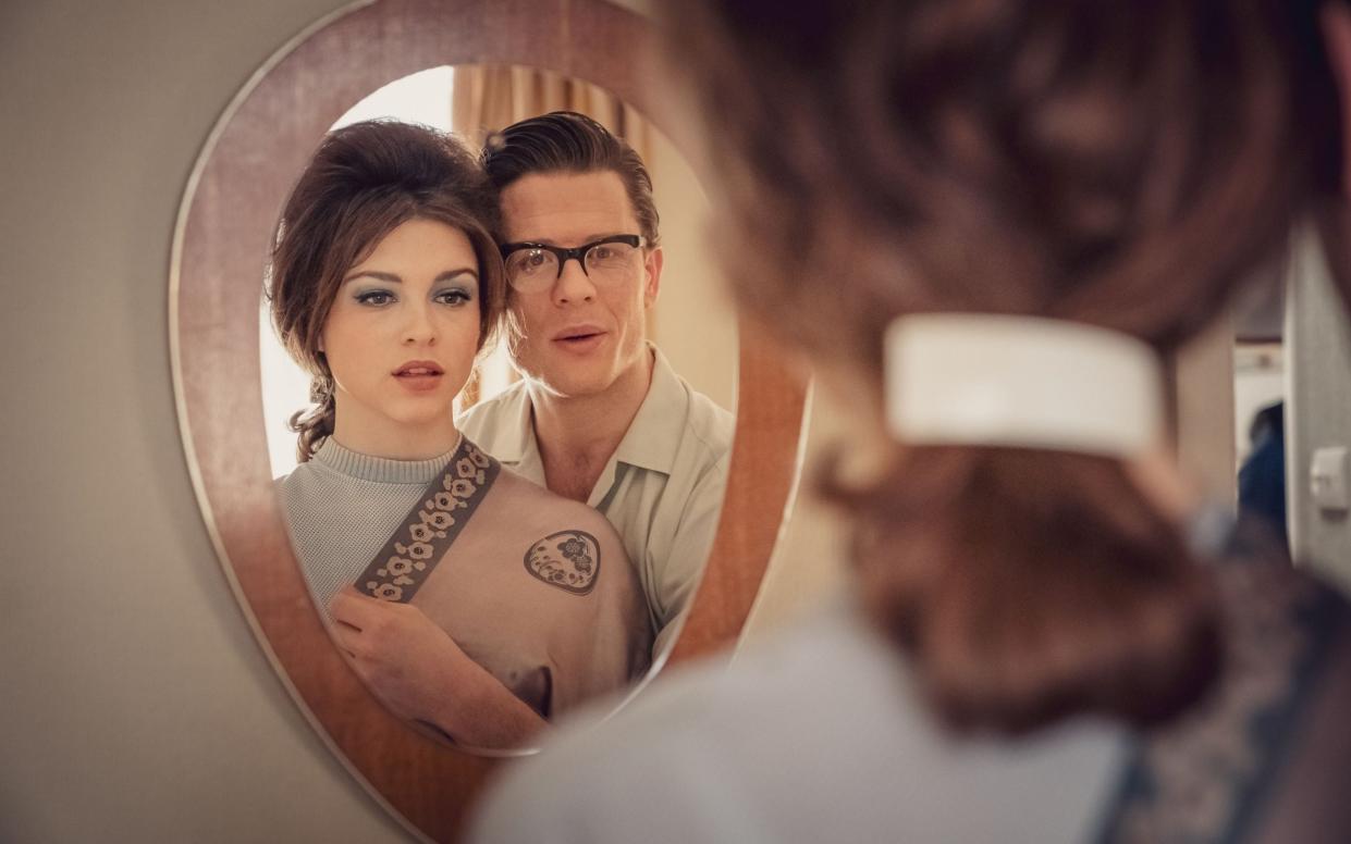 Christine Keeler (SOPHIE COOKSON), Stephen Ward (JAMES NORTON)  - WARNING: Use of this copyright image is subject to the terms of use of BBC Pictures' Digital Picture