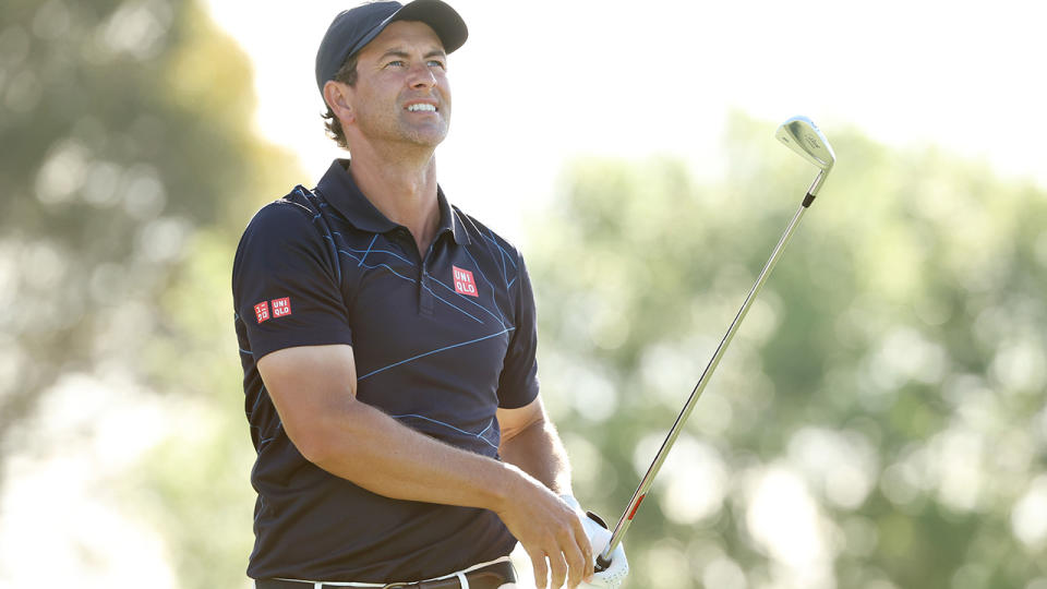 Adam Scott has admitted to struggling for form ahead of the upcoming US Masters. (Photo by Cliff Hawkins/Getty Images)