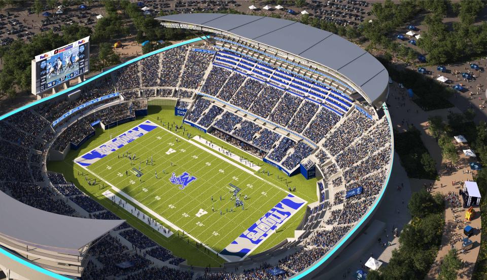 The University of Memphis and the City of Memphis have announced plans to pursue a $150-200 million renovation to Simmons Bank Liberty Stadium to revitalize and modernize the home of Memphis Tiger Football.