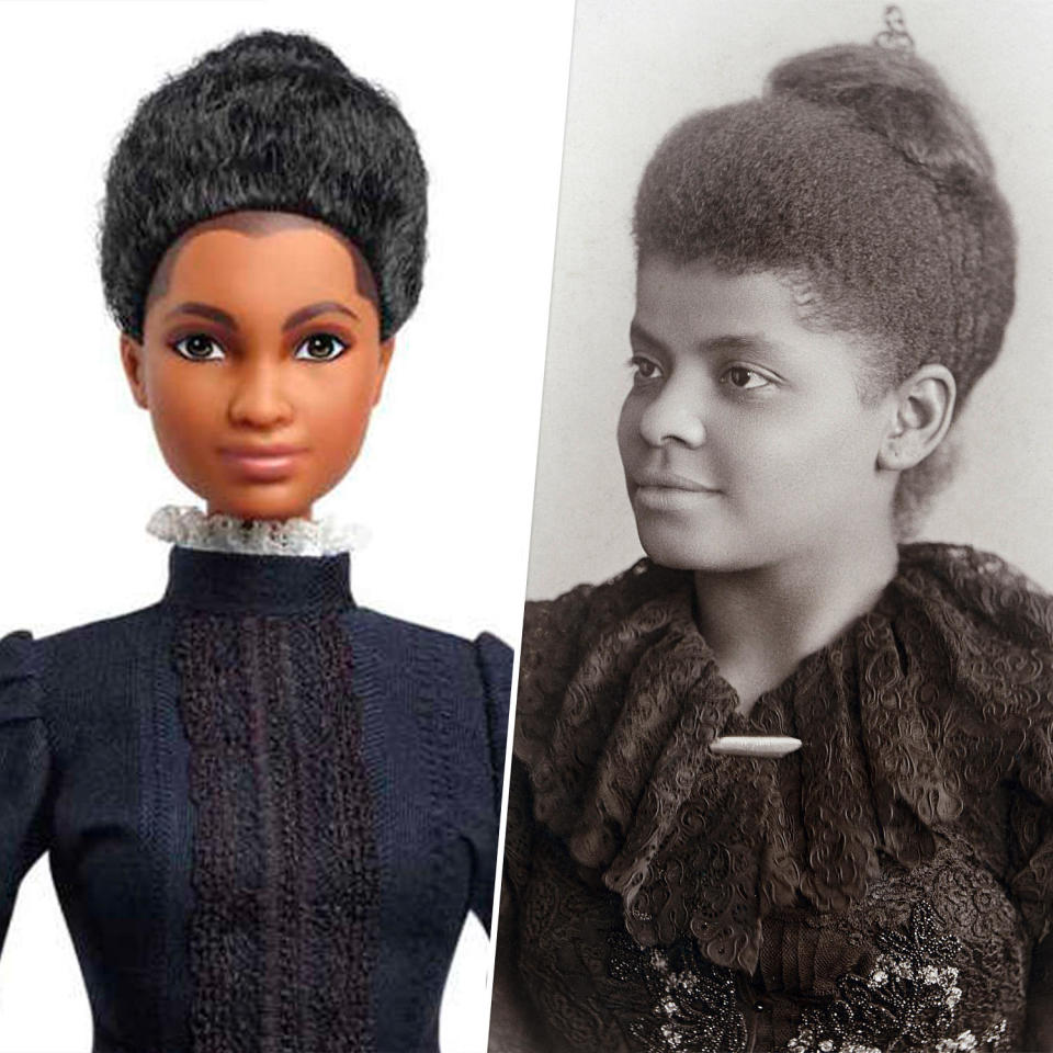 Ida B. Wells barbie / Ida B. Wells (Mattel / Getty Images)