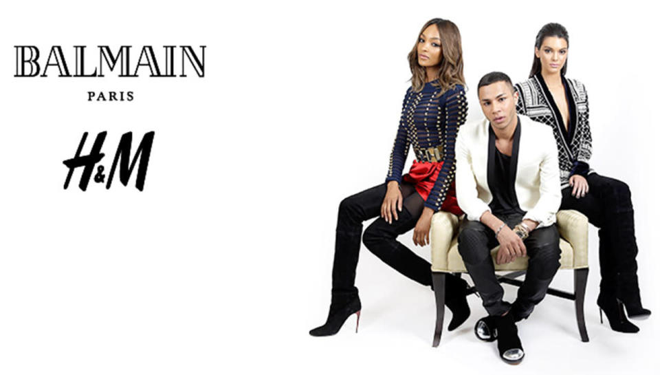 Most Social Media Savvy: Balmain for H&M