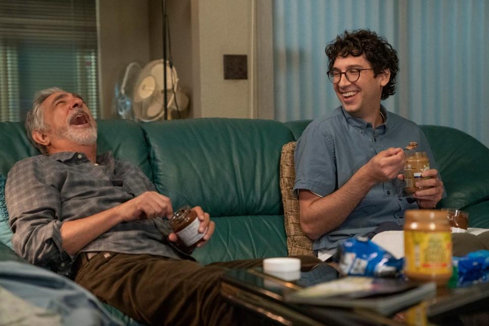 Father and son bonding: Joe Mantegna as Lou and Rick Glassman as Jack (Ali Goldstein/Amazon Prime Video)