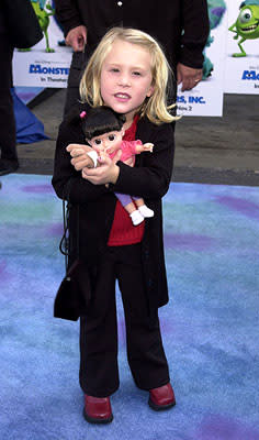 Mary Gibbs at the Hollywood premiere of Monsters, Inc.