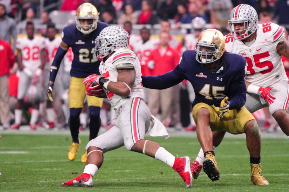 Ohio State vs. Notre Dame early odds significantly favor the Buckeyes