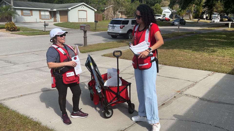 The Red Cross and the Ocoee Fire Department installed free smoke alarms and educated people about fire safety.