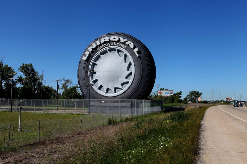 A giant Uniroyal Tire from the 1965 World’s Fair sits along Interstate 94 on July 17, 2014 in Allen Park, Michigan. ) - Photo: (Photo By Raymond Boyd/Getty Images (Getty Images)