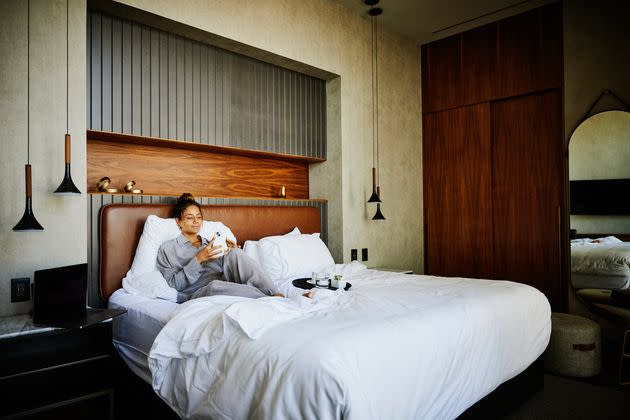 Signing up for a hotel's loyalty program could help you secure a better room.