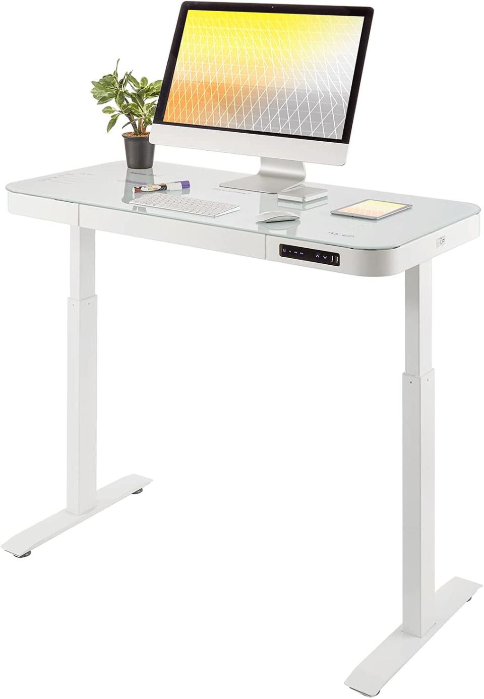 Seville Tempered Glass Standing Desk, How to Work from Home According to 12 Year Veteran