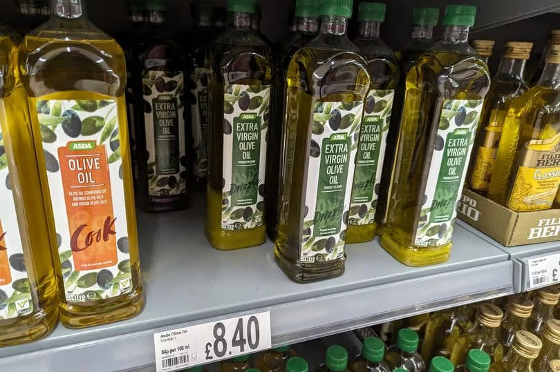 A litre of extra virgin olive oil costs £8.40