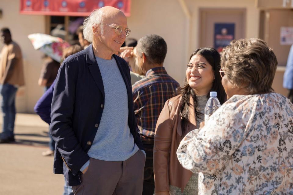 Larry David appears in a scene from the first episode of the final season of HBO's "Curb Your Enthusiasm." Fort Myers native Jamison Webb (not pictured) acted in the episode's birthday part scene.