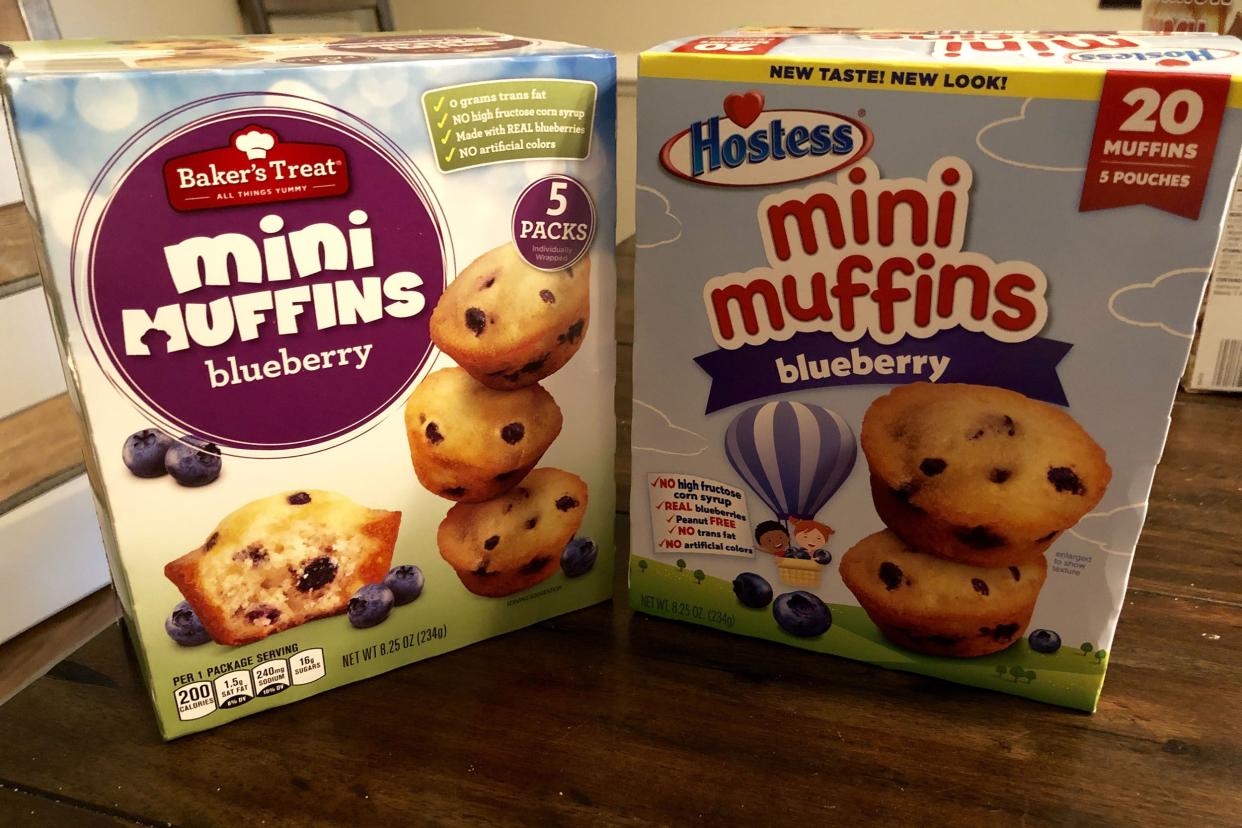 hostess vs aldi mini muffins