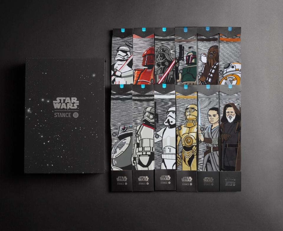 <p>What better to stuff a stocking than a <em>Star Wars</em> sock? Stance.com has every flavor you can imagine for $20 per set. </p>