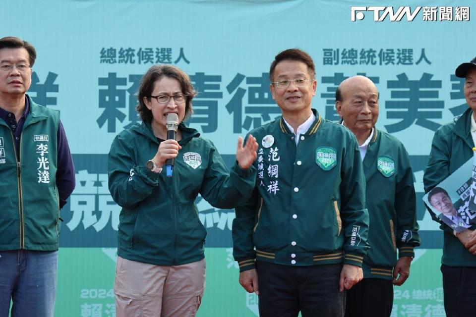 范綱祥競選總部成立3000人湧現　蕭美琴、鄭文燦到場力挺