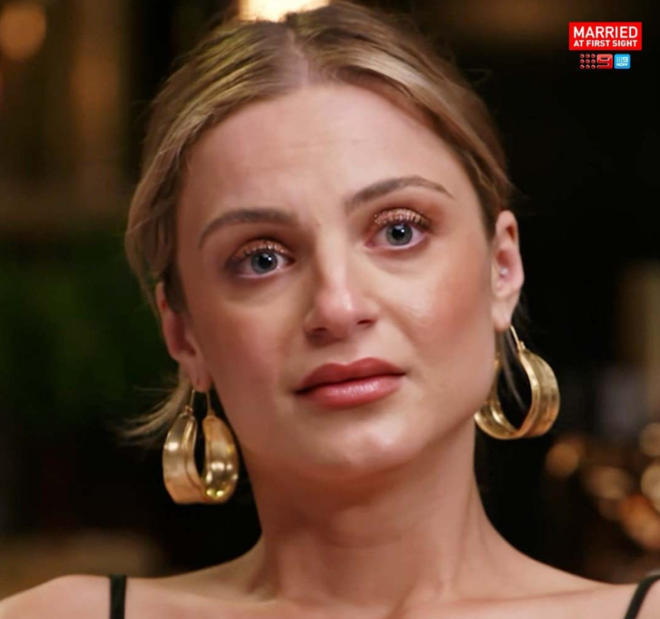 Domenica Calarco on an episode of MAFS. 