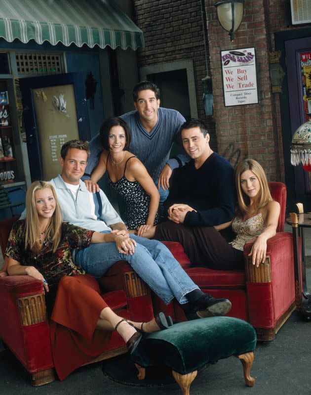 The cast of Friends pictured at the height of the show's popularity (Photo: NBC via Getty Images)