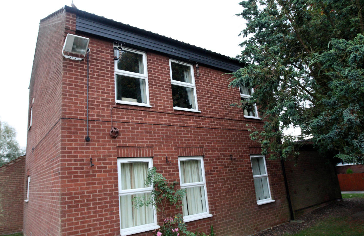 The current home (top floor flat) of Dave and Angela Dawes from Wisbech, Cambridgeshire, who won the UK's third biggest lottery prize - more than £101 million.