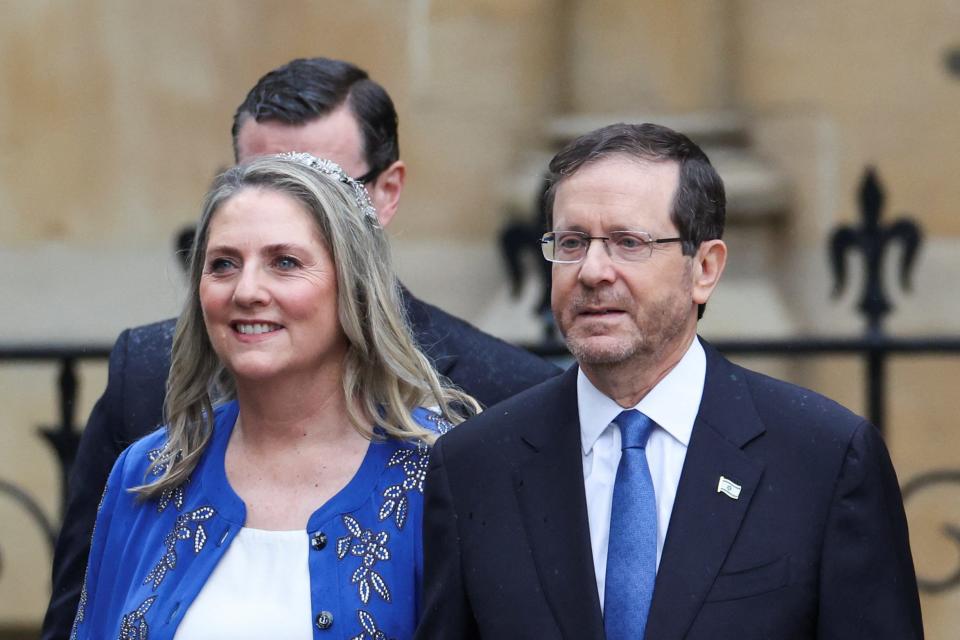 President of Israel, Isaac Herzog at coronation