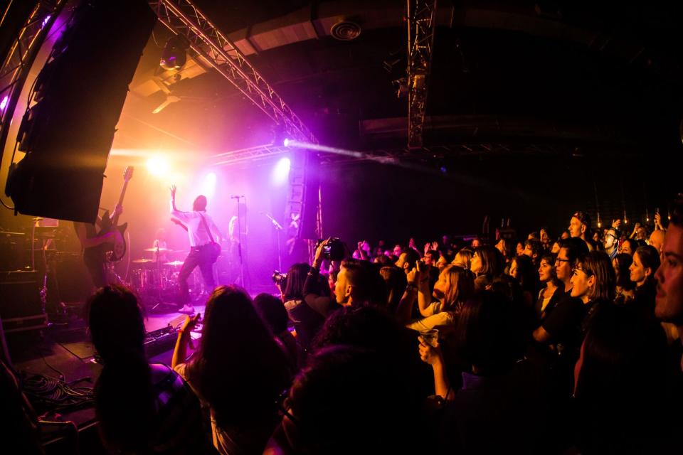 Die Band Blossoms im Jahre 2018: Nun wurden die britischen Musiker für ein Pilotprojekt auserkoren. (Bild: Mairo Cinquetti/NurPhoto/NurPhoto)