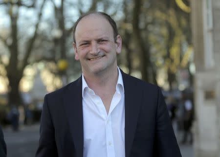 United Kingdom Independence Party (UKIP) MP Douglas Carswell leaves a television studio in central London, Britain March 25, 2017. REUTERS/Paul Hackett