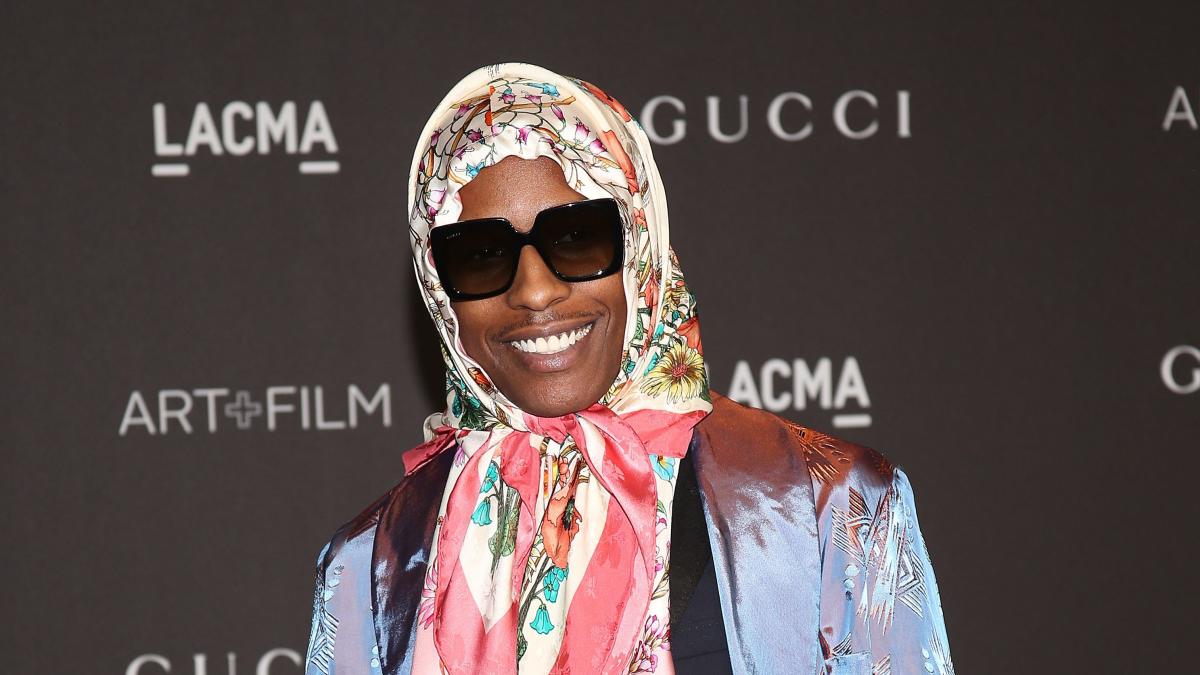 Shop A$AP Rocky Babushka Boi Style Silk Scarves