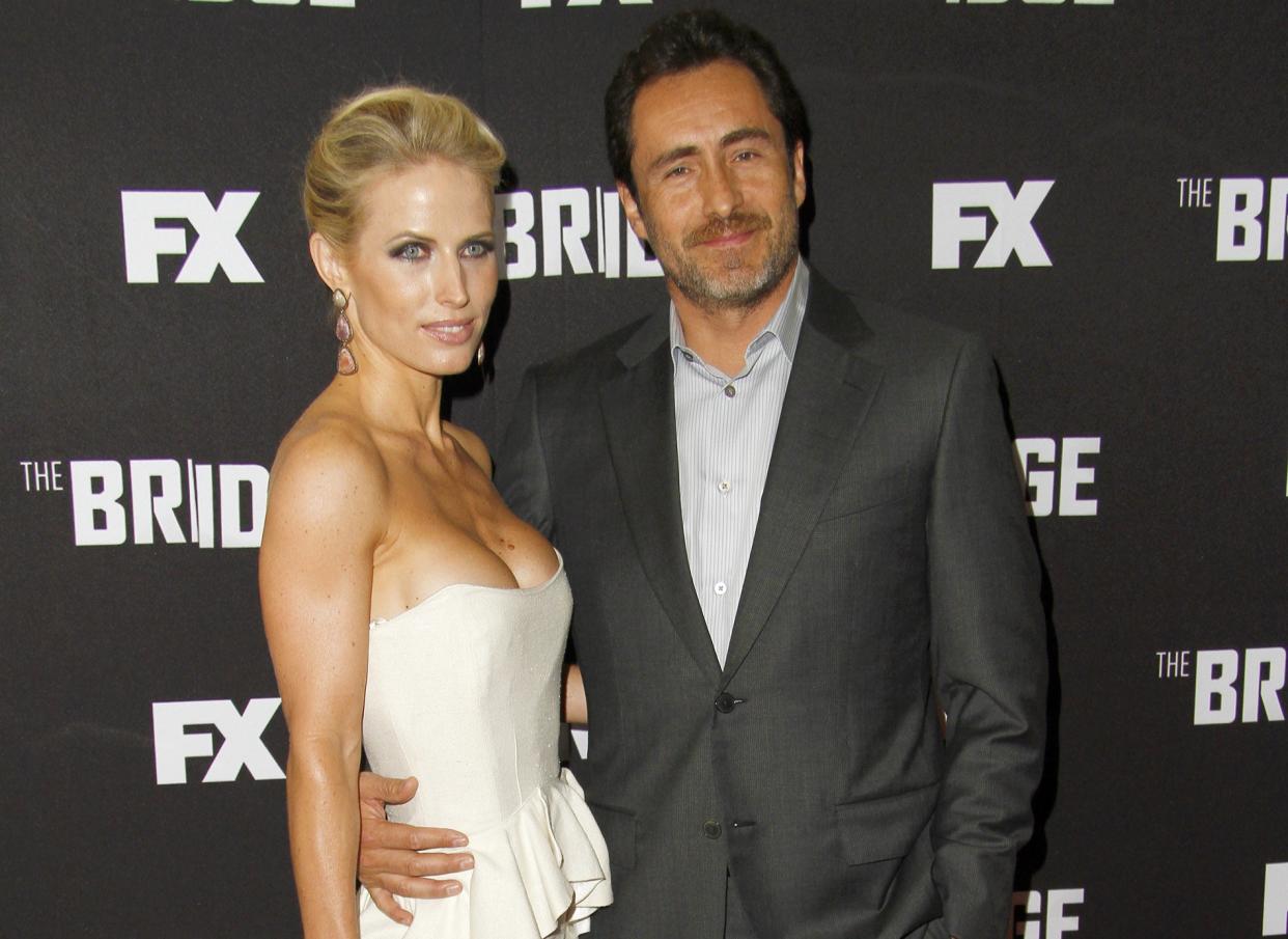 Demian Bichir con Stephanie Sherk / Agencia México 