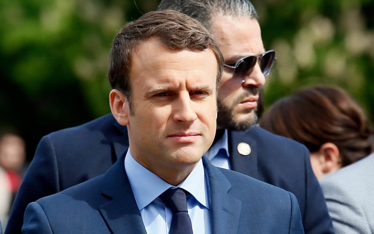 Macron invoked the French Resistance during a trip to the site of a Nazi massacre - AP