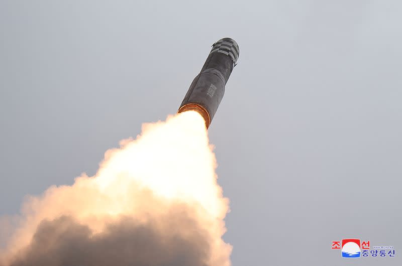 Hwasong-18 ICBM test launch