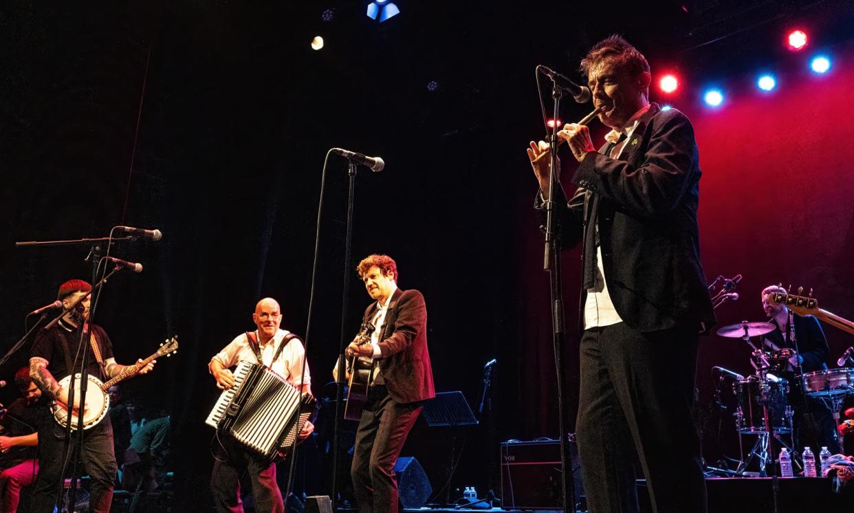 <span>‘Unruly but never unfriendly’ … the Pogues at Hackney Empire.</span><span>Photograph: Sonja Horsman/The Guardian</span>