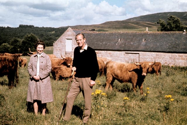 Royalty – The Queen and Duke of Edinburgh Celebrate Silver Wedding – Balmoral Castle