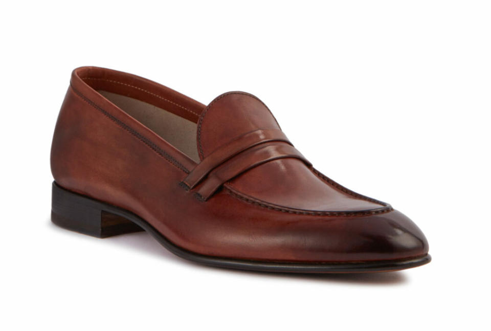 Brown loafers