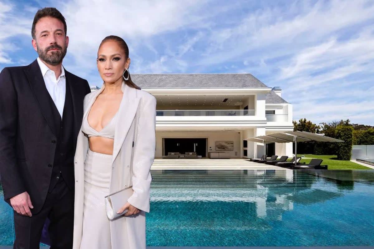 Ben Affleck and Jennifer Lopez are thought to have paid £48.7m for their new home in Beverly Hills  (Getty Images)