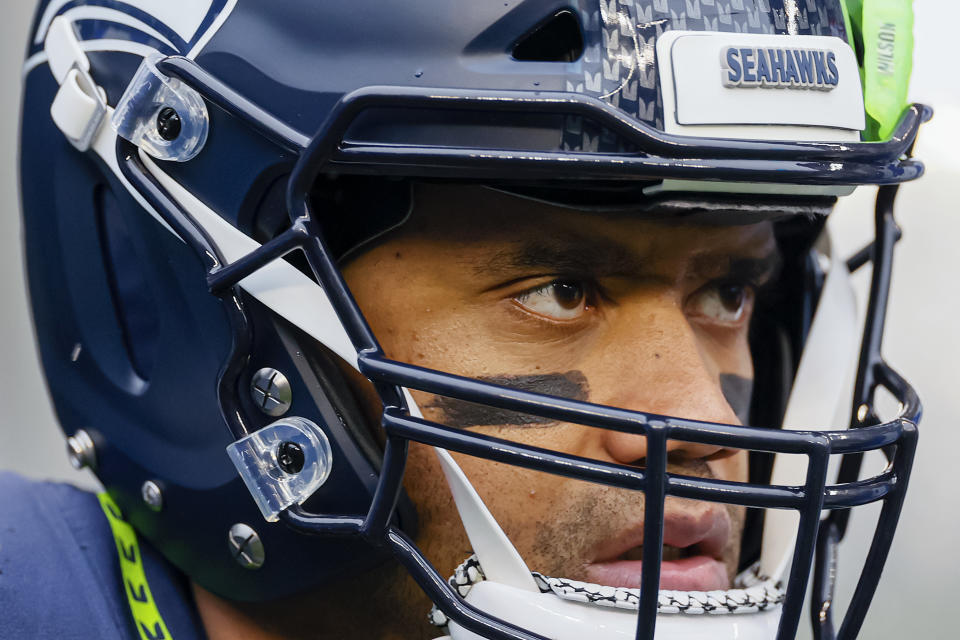 Russell Wilson #3 of the Seattle Seahawks 