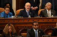 House Judiciary Committee Chairman Rep. Ted Deutch, D-FL., votes for the first of two articles during a House Judiciary Committee markup of the articles of impeachment against President Donald Trump in Washington