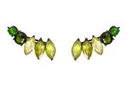 <p>Setting peridots in graduated shades against blackened gold adds a dash of drama to Diaboli Kill’s climbing earrings. </p><p>Black gold and peridot earrings, £2,305, Diaboli Kill</p><p><a class="link " href="https://www.diabolikill.com/products/isadora-green-gemstone-earrings?_pos=1&_sid=b75641ab4&_ss=r" rel="nofollow noopener" target="_blank" data-ylk="slk:SHOP NOW;elm:context_link;itc:0;sec:content-canvas">SHOP NOW</a></p>