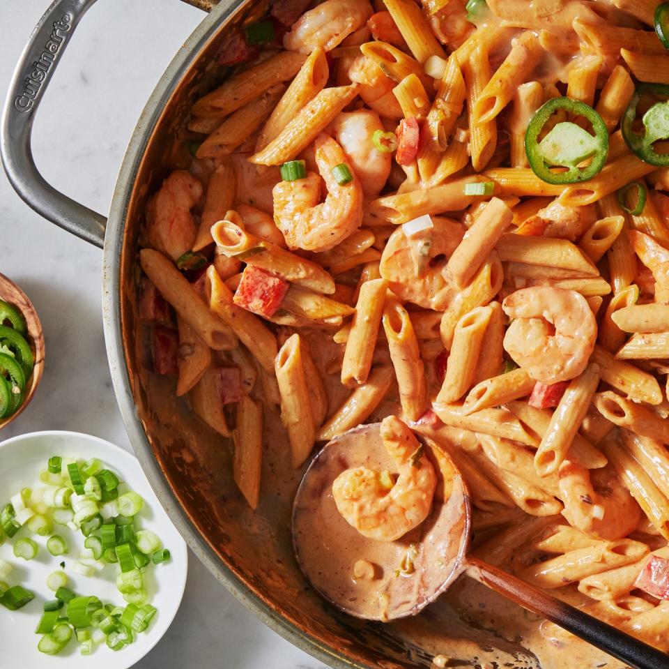 Creamy Chipotle Shrimp Pasta