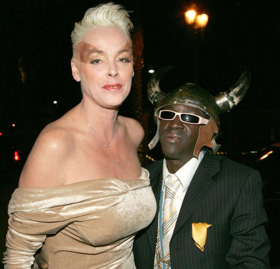 Brigitte Nielsen and Flavor Flav in 2004.