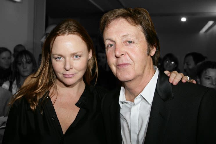 Some people are freaking out over Paul McCartney being affectionate with his grown daughter Stella McCartney. (Photo: Getty Images)