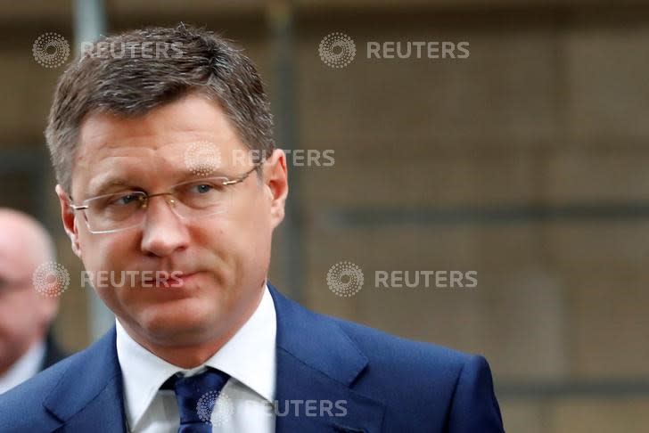 Russian Energy Minister Novak arrives at the OPEC headquarters in Vienna