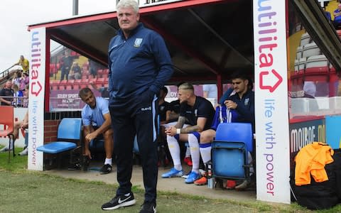 Steve Bruce as Sheffield Wednesday - Credit: getty images