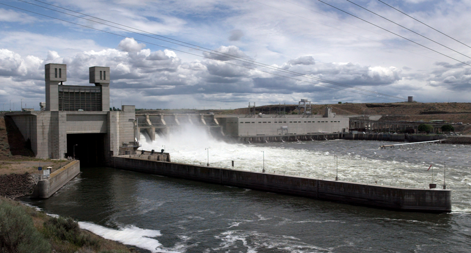 One of the Snake River dams.